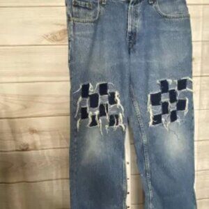 Levis' Men's Size 32x27 569 Loose Fit Relaxed Recycled Upcycled Blue Jeans